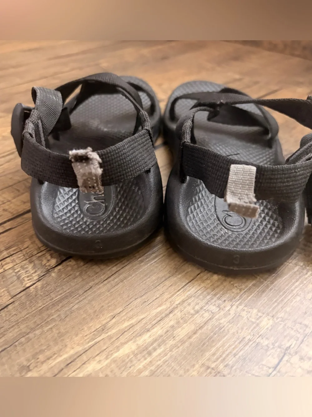 Chaco Z1 Classic Sandals Big Kids 3 Black Water Shoe Hiking Girls Boys